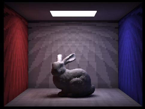 Super-sampled radiance cache rendering