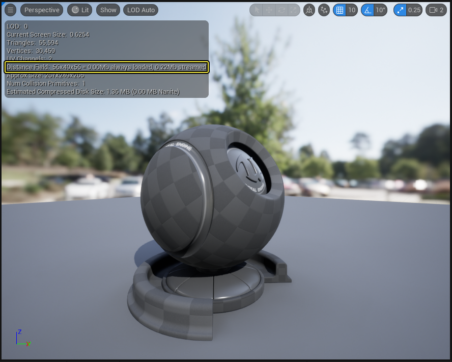 UE5 Mesh SDF